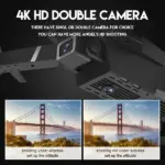 Foldable WiFi FPV Drone with 4K Front Camera Optical Flow and 4 Batteries - Image 11