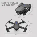 Foldable WiFi FPV Drone with 4K Front Camera Optical Flow and 4 Batteries - Image 17