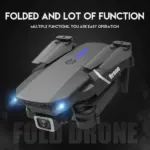 Foldable WiFi FPV Drone with 4K Front Camera Optical Flow and 4 Batteries - Image 4