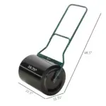 Outsunny 20 Inch Sod Roller with Push Tow Handle and 15.9 Gallon Drum Black - Image 3