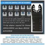 20 Pack Oscillating Multi Tool Saw Blades for Wood Plastic and Soft Metal - Image 12