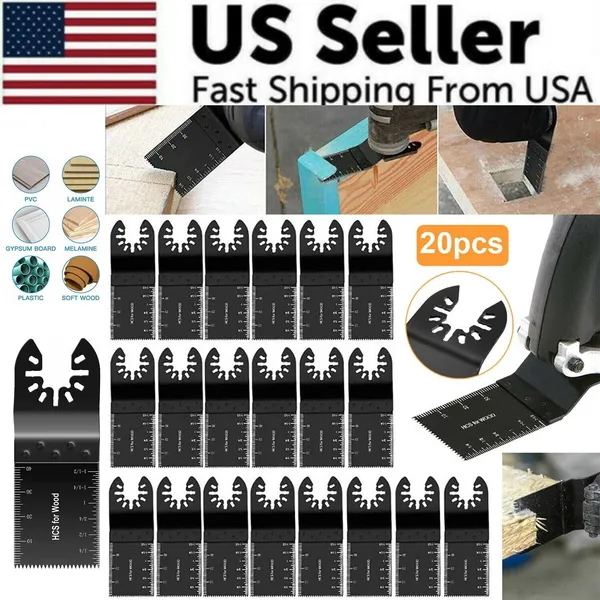 20pcs-oscillating-multi-tool-saw-blades-wood-metal-cut-cutter-for-dewalt-fein-6.webp 20 Pack Oscillating Multi Tool Saw Blades for Wood Plastic and Soft Metal - Image 1