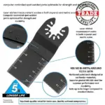 20 Pack Oscillating Multi Tool Saw Blades for Wood Plastic and Soft Metal - Image 4