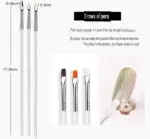 20 Piece Nail Art Brush and Dotting Tool Set for Gel and Acrylic Nails - Image 7