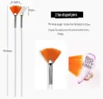 20 Piece Nail Art Brush and Dotting Tool Set for Gel and Acrylic Nails - Image 8