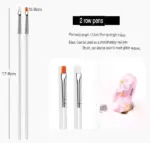 20 Piece Nail Art Brush and Dotting Tool Set for Gel and Acrylic Nails - Image 11