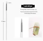 20 Piece Nail Art Brush and Dotting Tool Set for Gel and Acrylic Nails - Image 14