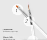 20 Piece Nail Art Brush and Dotting Tool Set for Gel and Acrylic Nails - Image 15