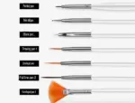 20 Piece Nail Art Brush and Dotting Tool Set for Gel and Acrylic Nails - Image 16