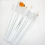 20 Piece Nail Art Brush and Dotting Tool Set for Gel and Acrylic Nails - Image 18