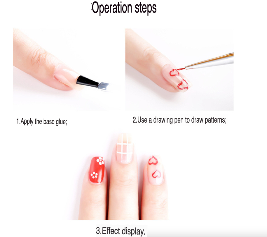 20 Piece Nail Art Brush and Dotting Tool Set for Gel and Acrylic Nails