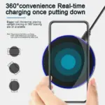 Up to 20W Wireless Charging Pad for Qi-Compatible Smartphones and Earbuds - Image 9