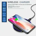 Up to 20W Wireless Charging Pad for Qi-Compatible Smartphones and Earbuds - Image 2