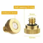 20 Pack Brass Misting Nozzles 0.3mm 10-24 Thread for Outdoor Cooling Systems - Image 6