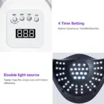220W UV LED Nail Lamp with 57 LEDs for Gel Polish Curing - Image 11