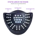 220W UV LED Nail Lamp with 57 LEDs for Gel Polish Curing - Image 12