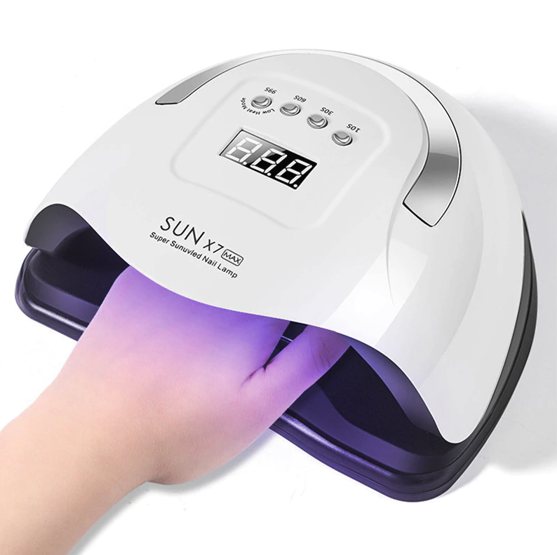 220W UV LED Nail Lamp with 57 LEDs for Gel Polish Curing