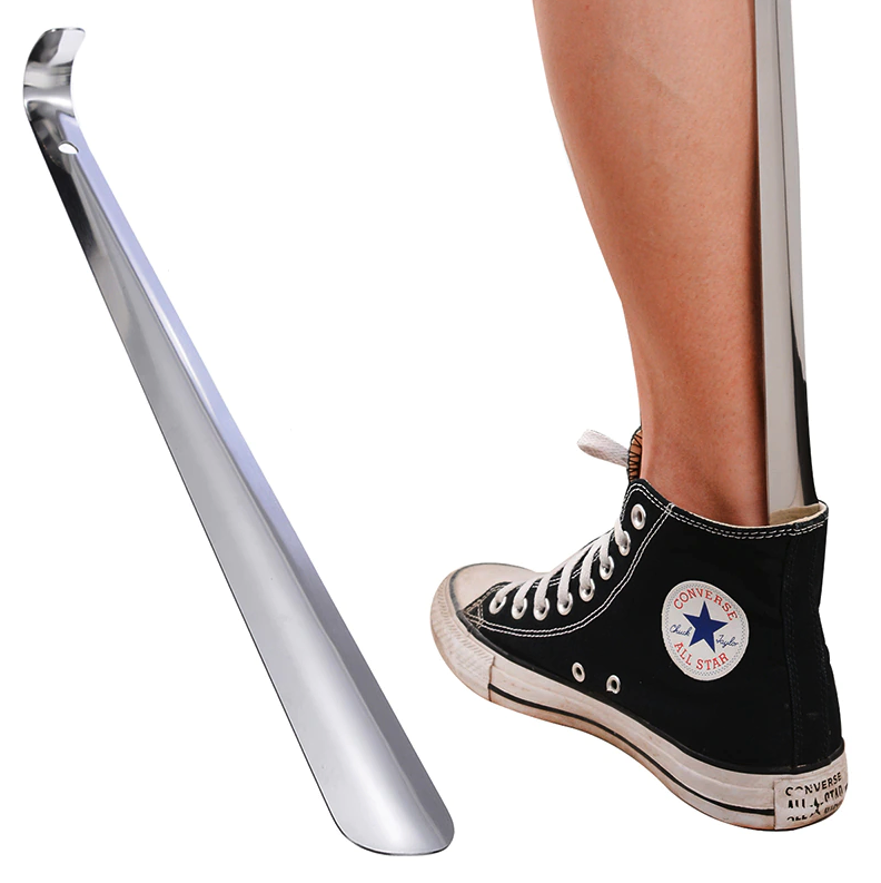 22 Inch Stainless Steel Long Handle Shoe Horn
