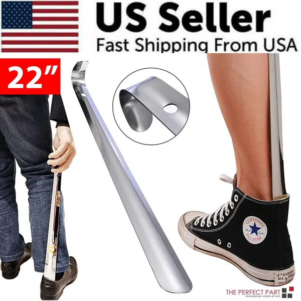 22in-extra-long-handle-shoe-horn-stainless-steel-metal-shoes-remover-shoehorn-us-6.webp 22 Inch Stainless Steel Long Handle Shoe Horn - Image 1