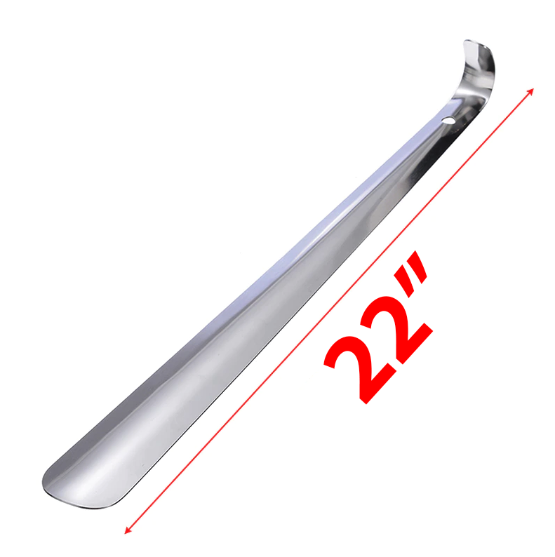 22 Inch Stainless Steel Long Handle Shoe Horn