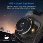 2.4 Inch 1080P Dash Cam with G Sensor Night Vision and 170 Degree Lens - Image 19