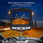 2.4 Inch 1080P Dash Cam with G Sensor Night Vision and 170 Degree Lens - Image 3
