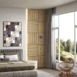 24" x 24" Wood Panels for Wall, 4 Pack Acoustic Panels, Sound Absorbing Slat Wall for Wall Decor, Home, Oak - Image 7