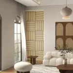 24" x 24" Wood Panels for Wall, 4 Pack Acoustic Panels, Sound Absorbing Slat Wall for Wall Decor, Home, Oak - Image 8