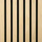 24" x 24" Wood Panels for Wall, 4 Pack Acoustic Panels, Sound Absorbing Slat Wall for Wall Decor, Home, Oak - Image 9