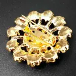 24 Piece Vintage Style Rhinestone Crystal Brooch Pin Set for DIY Bouquets - Image 8