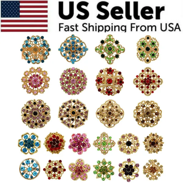 24pc-vintage-brooch-lot-mixed-alloy-rhinestone-crystal-pins-wedding-bouquet-diy-6.webp 24 Piece Vintage Style Rhinestone Crystal Brooch Pin Set for DIY Bouquets - Image 1