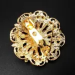 24 Piece Vintage Style Rhinestone Crystal Brooch Pin Set for DIY Bouquets - Image 4