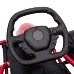 HOMCOM 24V Electric Go Kart for Kids, Drift Electric Go Kart Racing with 2 Speeds, for Boys Girls Aged 8-12 Years Old, Red - Image 8
