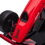 HOMCOM 24V Electric Go Kart for Kids, Drift Electric Go Kart Racing with 2 Speeds, for Boys Girls Aged 8-12 Years Old, Red - Image 9