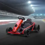 HOMCOM 24V Electric Go Kart for Kids, Drift Electric Go Kart Racing with 2 Speeds, for Boys Girls Aged 8-12 Years Old, Red - Image 10