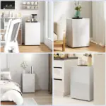 2.5 Cu.Ft Mini Fridge, Single Door Compact Refrigerator with Freezer, Adjustable Thermostat, Reversible Door, White - Image 9
