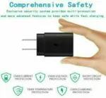 25W USB C Fast Charger with 10 Foot Cable for Samsung Galaxy S20 S21 S22 S23 - Image 7