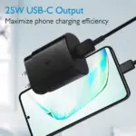 25W USB C Fast Charger with 10 Foot Cable for Samsung Galaxy S20 S21 S22 S23 - Image 3