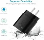 25W USB C Fast Wall Charger with 6 Foot Cable for Samsung Galaxy S20 S21 S22 - Image 6