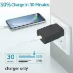 25W USB C Fast Wall Charger with 6 Foot Cable for Samsung Galaxy S20 S21 S22 - Image 9