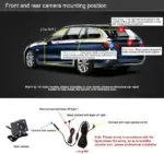 2.7 Inch 1080P Dual Dash Cam with Front Rear Cameras Night Vision and G Sensor - Image 8