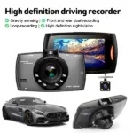 2.7 Inch 1080P Dual Dash Cam with Front Rear Cameras Night Vision and G Sensor - Image 12