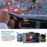 2.7 Inch 1080P Dual Dash Cam with Front Rear Cameras Night Vision and G Sensor - Image 16