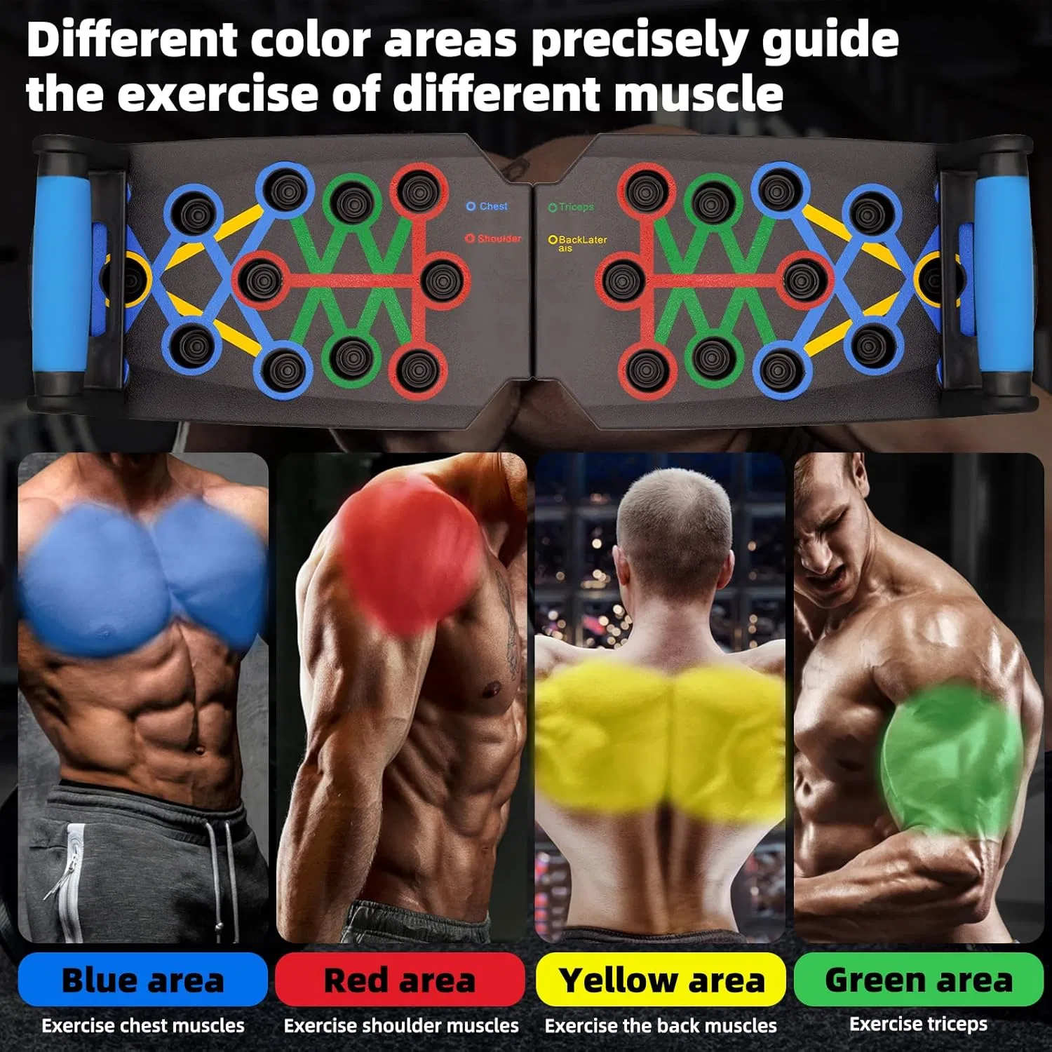 28 in 1 Push Up Board System with Handles for Home Workout