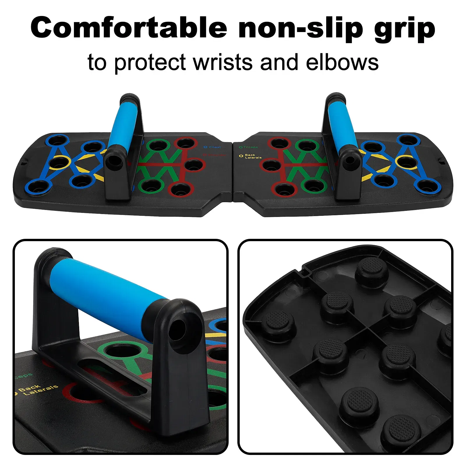 28 in 1 Push Up Board System with Handles for Home Workout