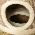 28" Multi-Level Cat Condo with Sisal Scratching Pad 3 Story Hideaway for Cats Brown - Image 9