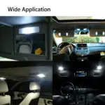 28 Piece White LED Car Interior Light Bulb Assortment, 12V - Image 6