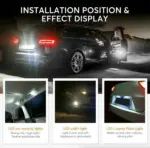 28 Piece White LED Car Interior Light Bulb Assortment, 12V - Image 7