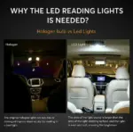 28 Piece White LED Car Interior Light Bulb Assortment, 12V - Image 10