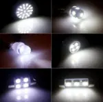 28 Piece White LED Car Interior Light Bulb Assortment, 12V - Image 13